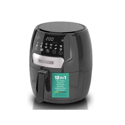 Heinrich’s Hot Air Fryer Airfryer with Digital LED Display 3.7 L, Touch