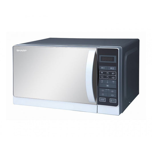 Sharp 20 Liter Digital Solo Microwave Silver