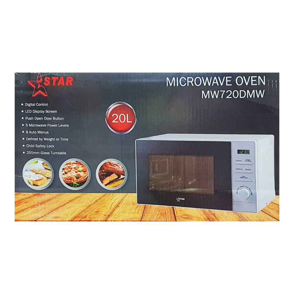 Star Microwave Oven 20L Silver