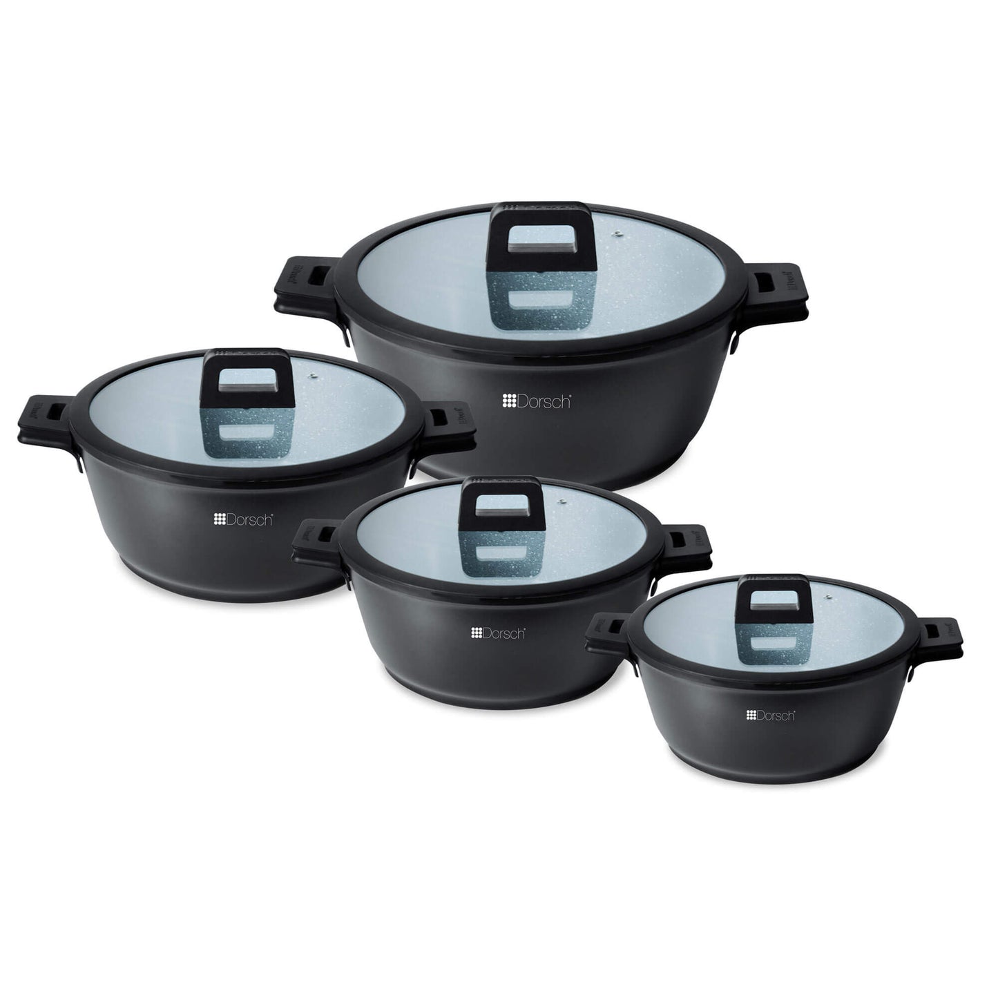 Dorsch Ceramic Cookware Set 4 Pcs